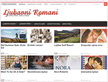 Tablet Screenshot of ljubavniromani.com